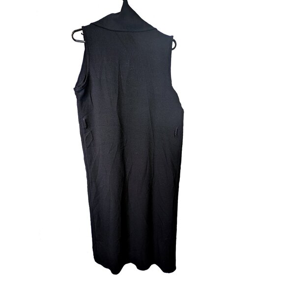 Revamped Sleeveless Vest with large Collar Size Medium/L - Picture 2 of 3